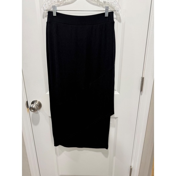 Travelers by Chico's Dresses & Skirts - Travelers by Chico's Women Midi Skirt Asymmetrical‎ Layered Front Black Size 0